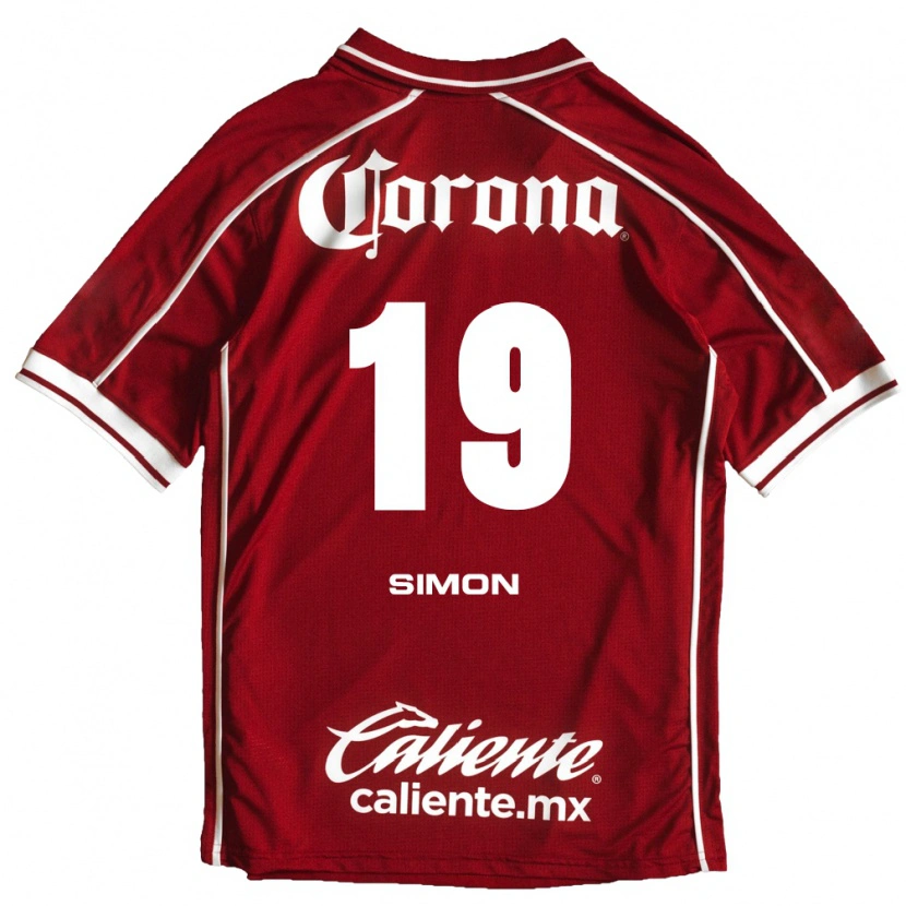 Danxen Mulher Camisola Santiago Simón #19 Branco Vermelho Principal 2026/27 Camisa Brasil