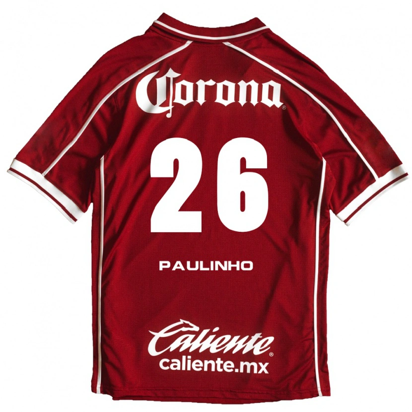 Danxen Mulher Camisola Paulinho #26 Branco Vermelho Principal 2026/27 Camisa Brasil