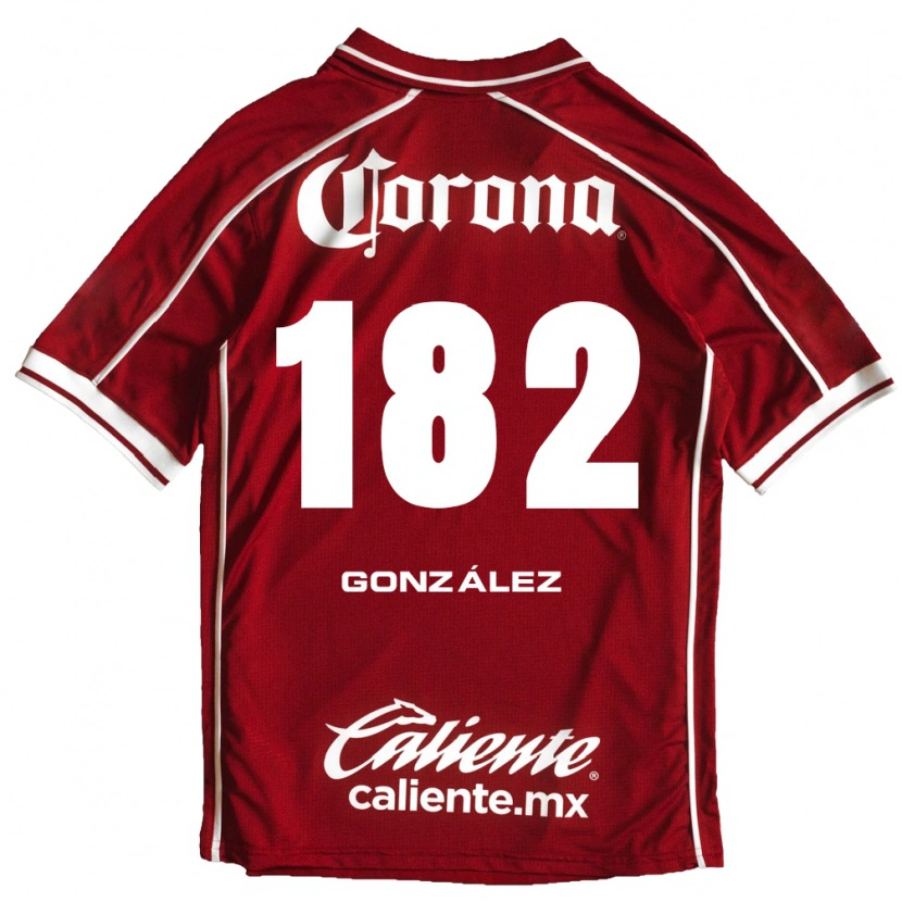 Danxen Mulher Camisola Enrique González #182 Branco Vermelho Principal 2026/27 Camisa Brasil