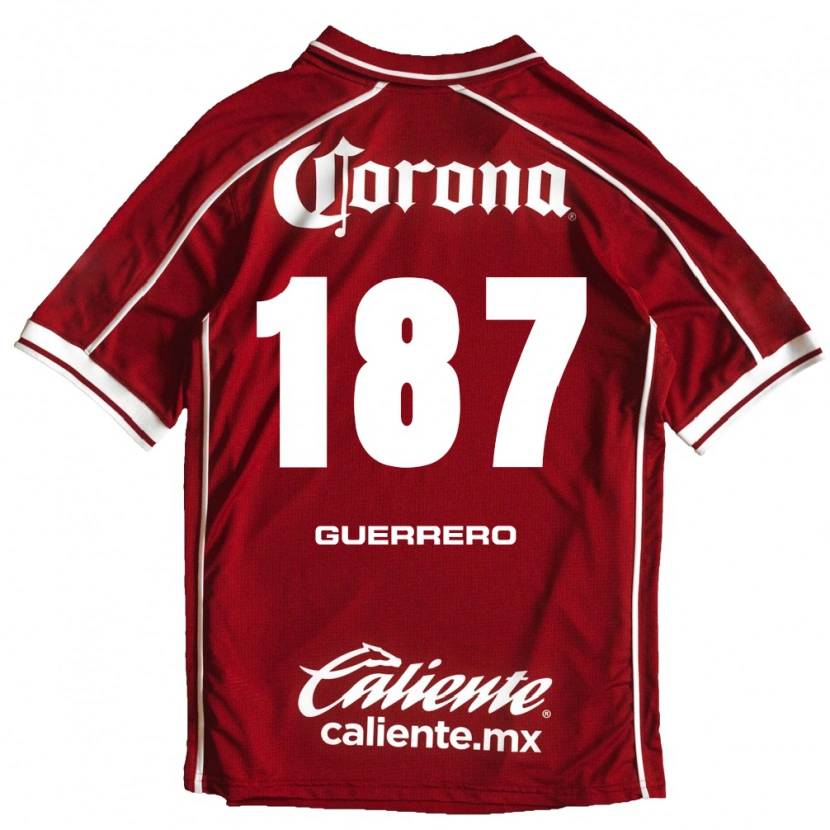Danxen Mulher Camisola Dominic Guerrero #187 Branco Vermelho Principal 2026/27 Camisa Brasil