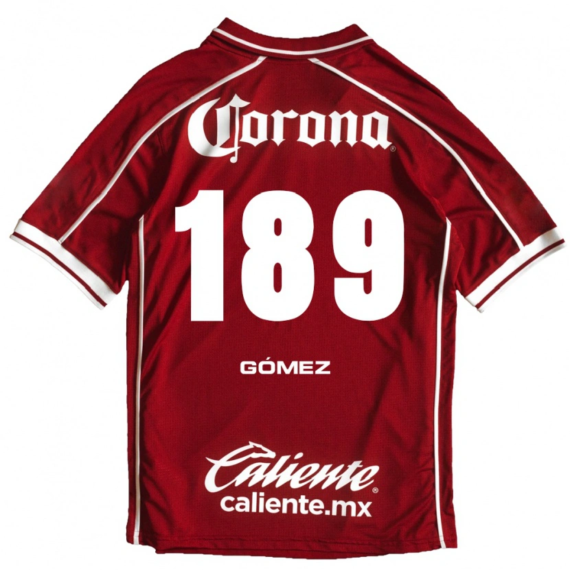 Danxen Mulher Camisola Enrique Gómez #189 Branco Vermelho Principal 2026/27 Camisa Brasil