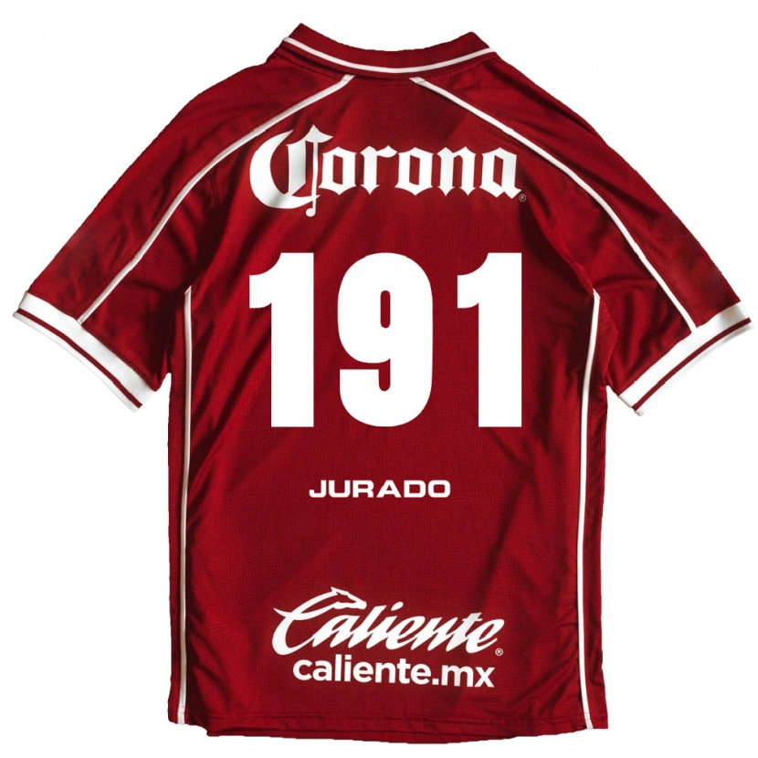 Danxen Mulher Camisola Pablo Jurado #191 Branco Vermelho Principal 2026/27 Camisa Brasil