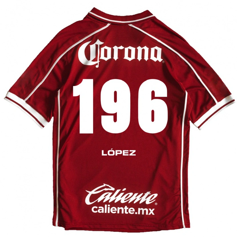 Danxen Mulher Camisola Ethan López #196 Branco Vermelho Principal 2026/27 Camisa Brasil