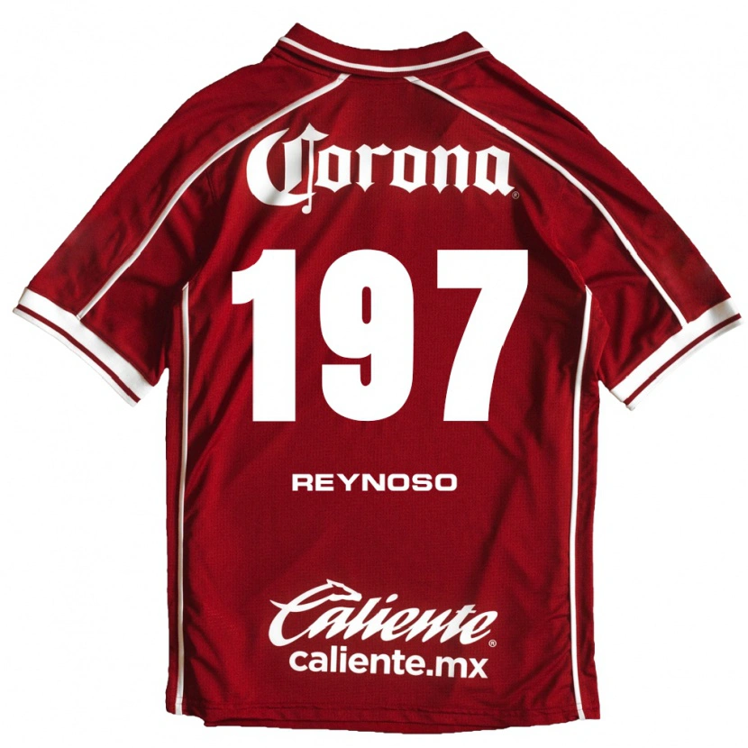 Danxen Mulher Camisola Daniel Reynoso #197 Branco Vermelho Principal 2026/27 Camisa Brasil
