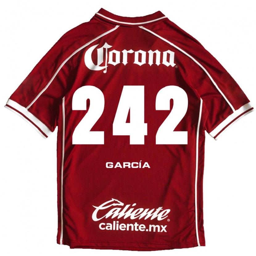 Danxen Mulher Camisola Alejandro García #242 Branco Vermelho Principal 2026/27 Camisa Brasil