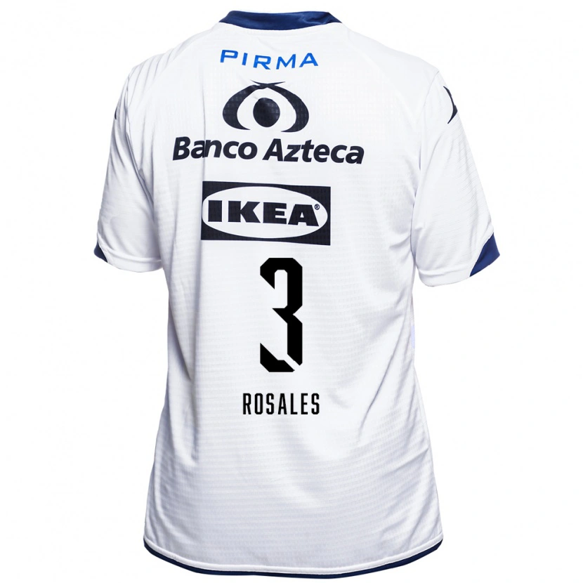 Danxen Mulher Camisola Fátima Rosales #3 Branco Preto Azul Principal 2026/27 Camisa Brasil
