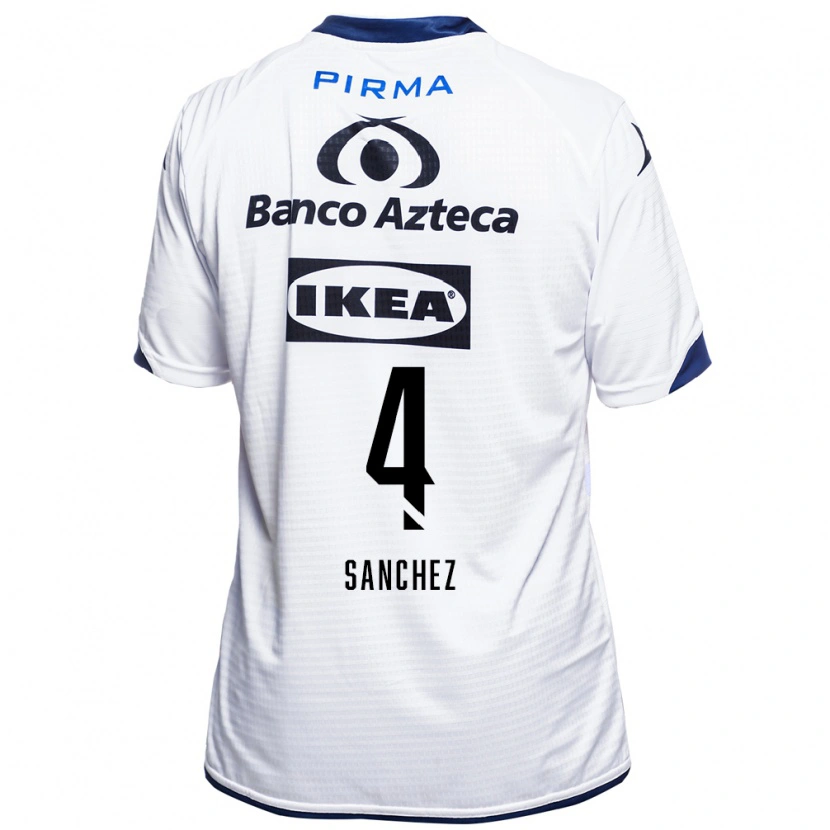 Danxen Mulher Camisola Liliana Sánchez #4 Branco Preto Azul Principal 2026/27 Camisa Brasil