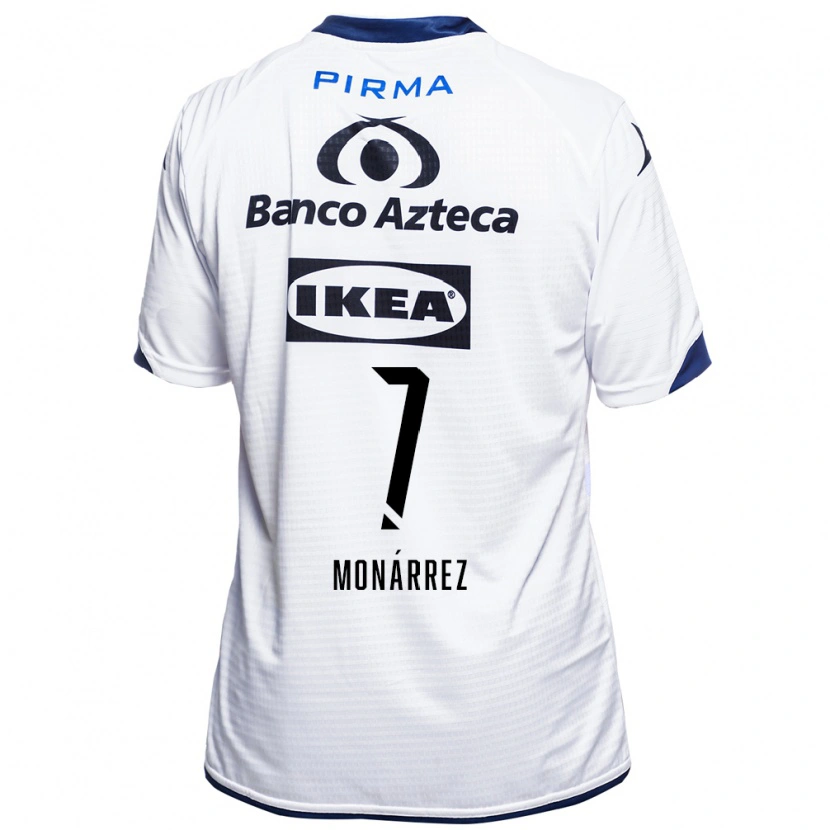 Danxen Mulher Camisola Fernando Monárrez #7 Branco Preto Azul Principal 2026/27 Camisa Brasil