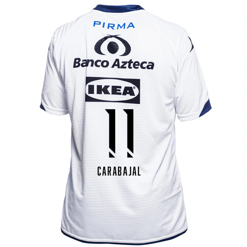Danxen Mulher Camisola Gabriel Carabajal #11 Branco Preto Azul Principal 2026/27 Camisa Brasil