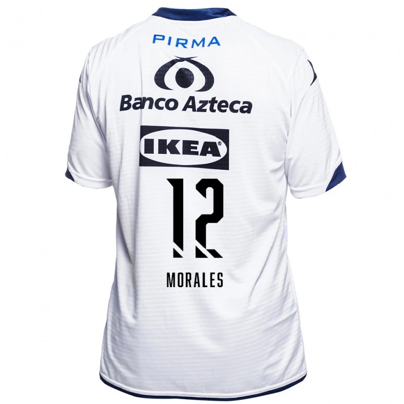 Danxen Mulher Camisola Karla Morales #12 Branco Preto Azul Principal 2026/27 Camisa Brasil