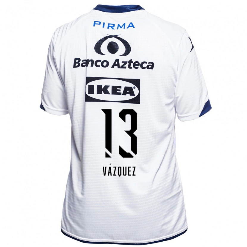 Danxen Mulher Camisola Ivo Vázquez #13 Branco Preto Azul Principal 2026/27 Camisa Brasil