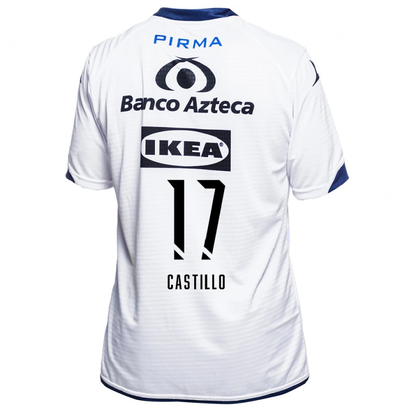 Danxen Mulher Camisola Raúl Castillo #17 Branco Preto Azul Principal 2026/27 Camisa Brasil