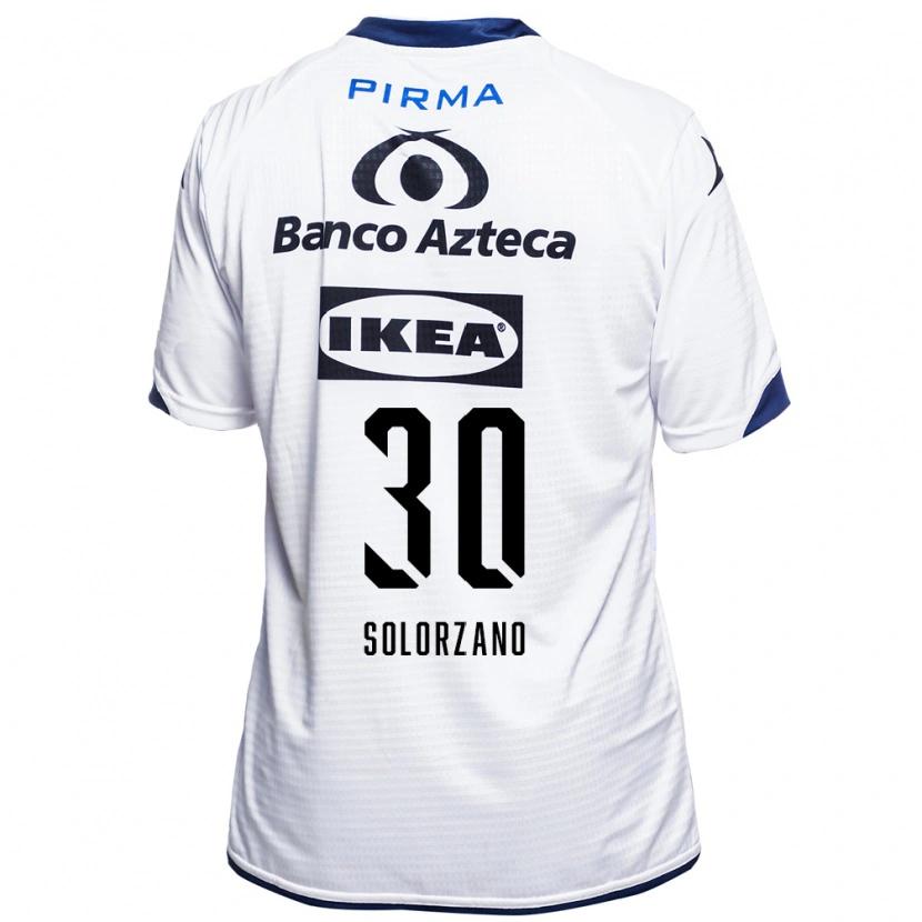 Danxen Mulher Camisola Aisha Solórzano #30 Branco Preto Azul Principal 2026/27 Camisa Brasil