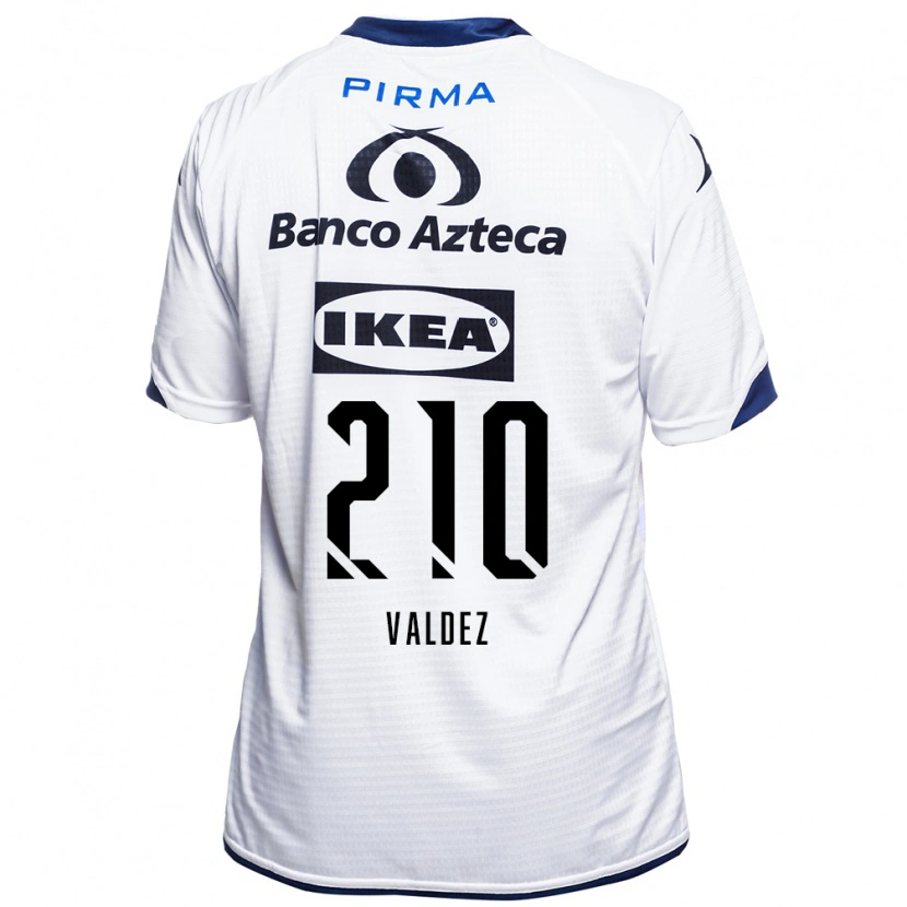 Danxen Mulher Camisola Jesús Valdez #210 Branco Preto Azul Principal 2026/27 Camisa Brasil