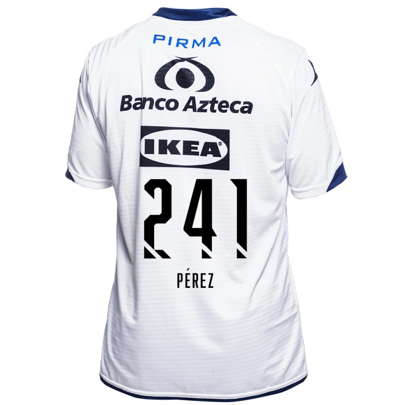 Danxen Mulher Camisola Eduardo Pérez #241 Branco Preto Azul Principal 2026/27 Camisa Brasil