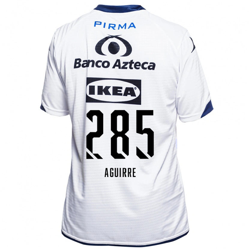 Danxen Mulher Camisola Juan Aguirre #285 Branco Preto Azul Principal 2026/27 Camisa Brasil