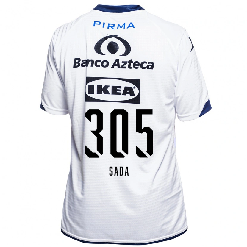 Danxen Mulher Camisola Jorge Sada #305 Branco Preto Azul Principal 2026/27 Camisa Brasil
