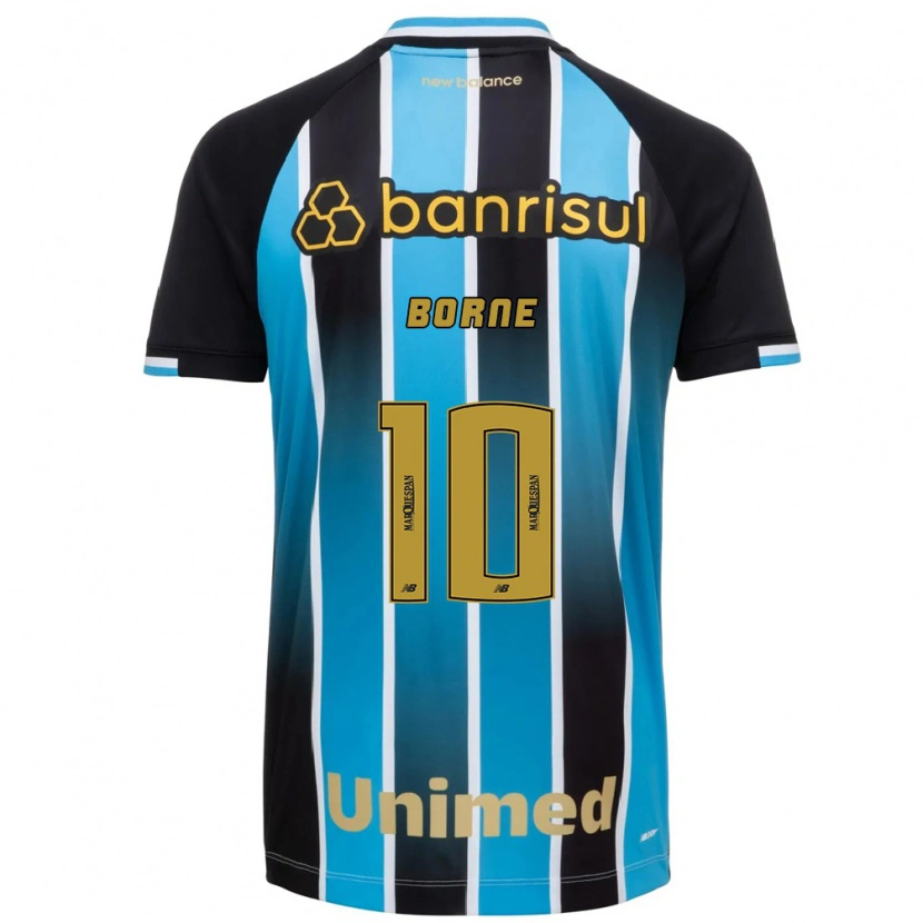 Danxen Mulher Camisola João Borne #10 Azul Marrom Preto Principal 2026/27 Camisa Brasil