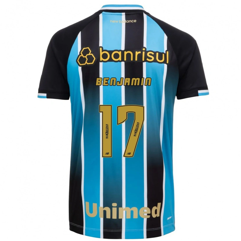 Danxen Mulher Camisola Benjamin Dos Santos #17 Azul Marrom Preto Principal 2026/27 Camisa Brasil