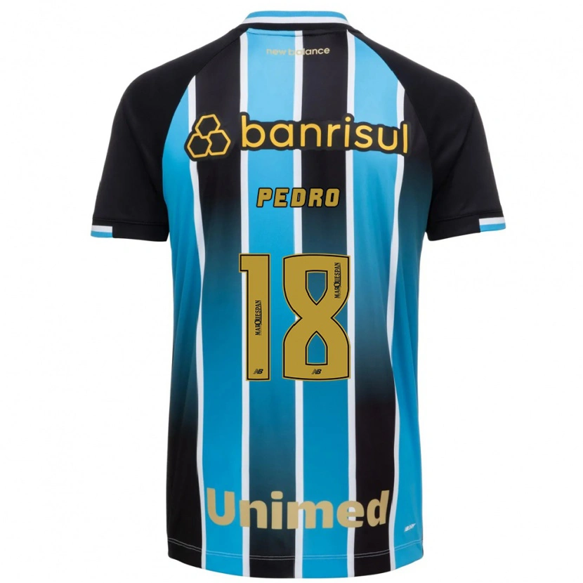 Danxen Mulher Camisola João Pedro #18 Azul Marrom Preto Principal 2026/27 Camisa Brasil