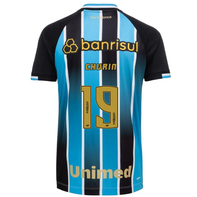 Danxen Mulher Camisola Diego Churin #19 Azul Marrom Preto Principal 2026/27 Camisa Brasil