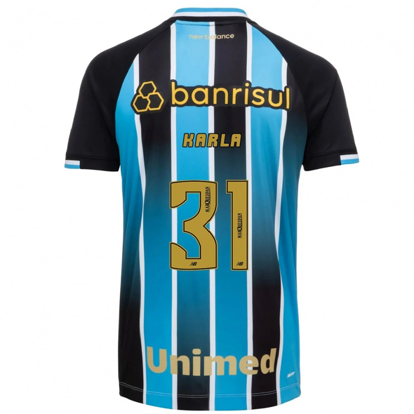 Danxen Mulher Camisola Emmily Karla #31 Azul Marrom Preto Principal 2026/27 Camisa Brasil