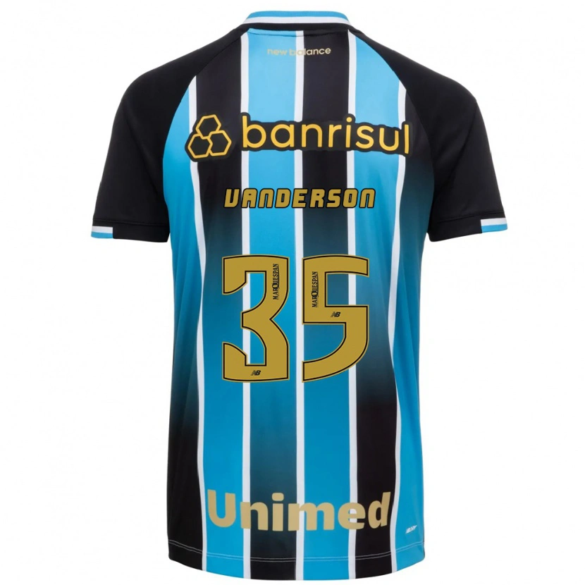 Danxen Mulher Camisola Vanderson #35 Azul Marrom Preto Principal 2026/27 Camisa Brasil