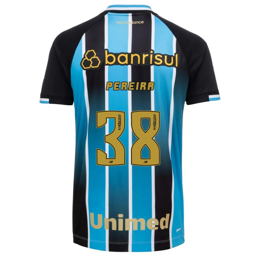 Danxen Mulher Camisola Leo Pereira #38 Azul Marrom Preto Principal 2026/27 Camisa Brasil