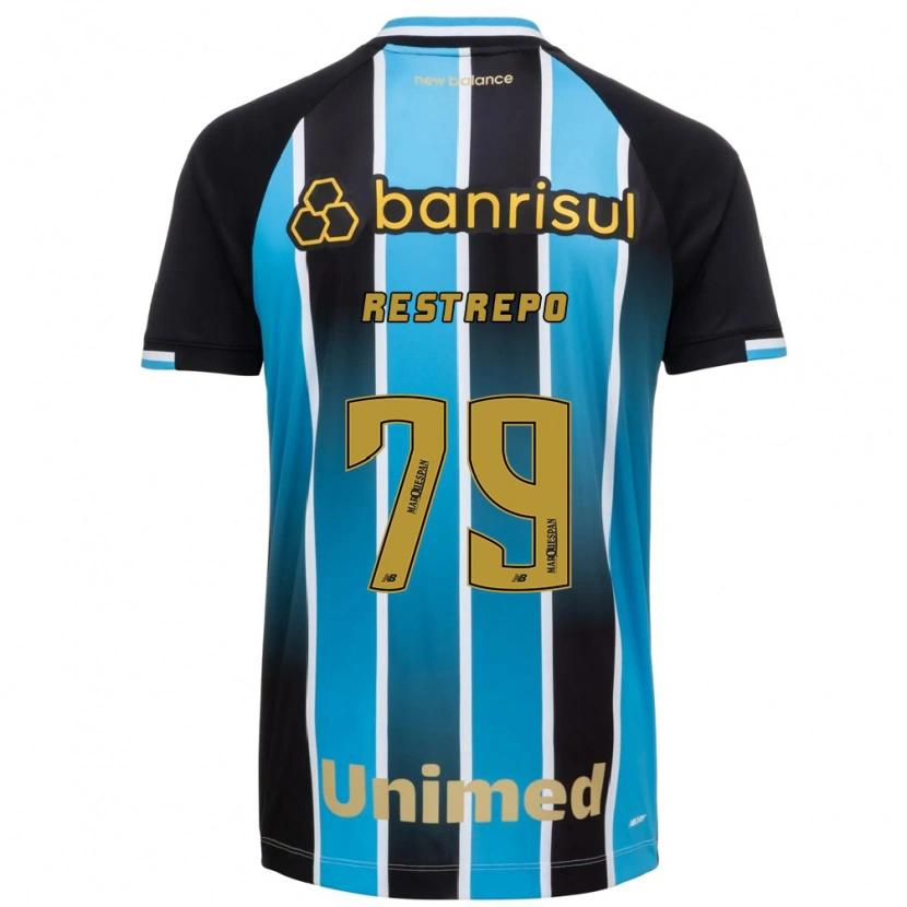 Danxen Mulher Camisola Kelly Restrepo #79 Azul Marrom Preto Principal 2026/27 Camisa Brasil