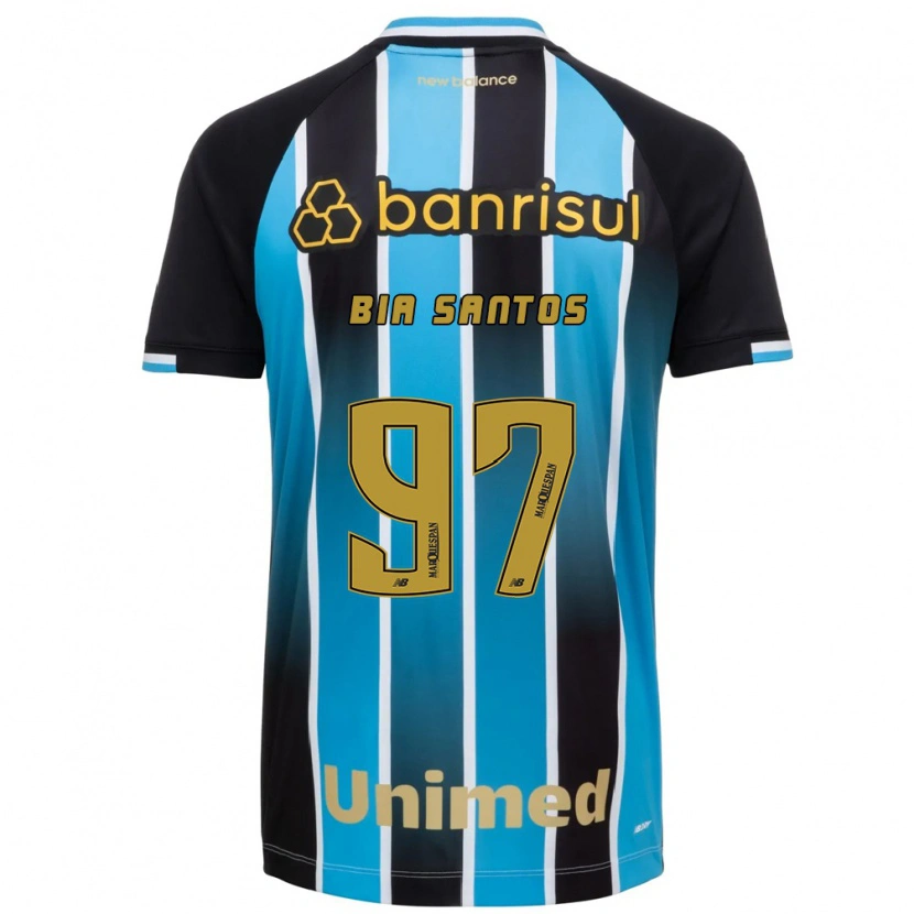 Danxen Mulher Camisola Bia Santos #97 Azul Marrom Preto Principal 2026/27 Camisa Brasil