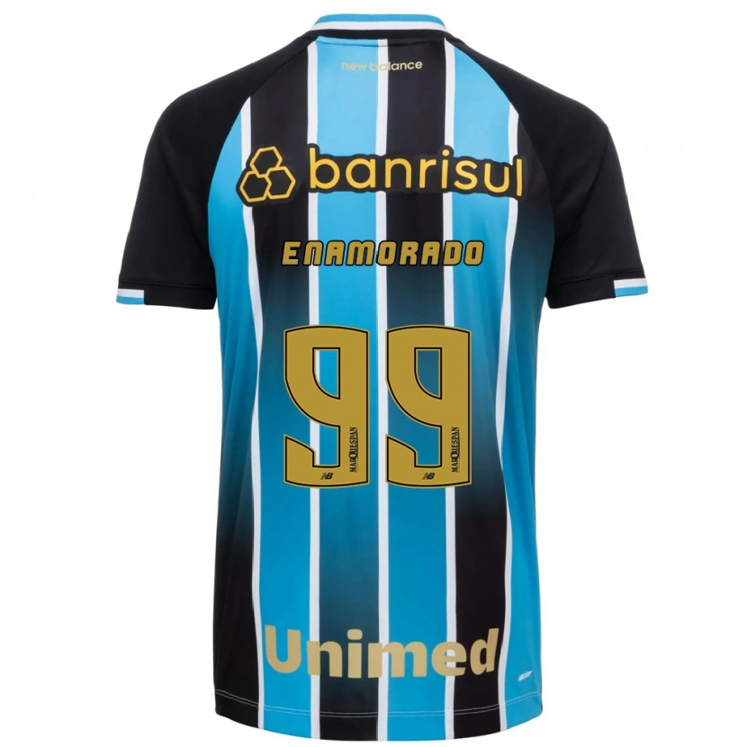 Danxen Mulher Camisola José Enamorado #99 Azul Marrom Preto Principal 2026/27 Camisa Brasil