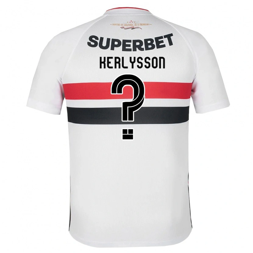 Danxen Mulher Camisola Kerlysson Hiago Moreira De Sousa #0 Branco Vermelho Preto Principal 2026/27 Camisa Brasil