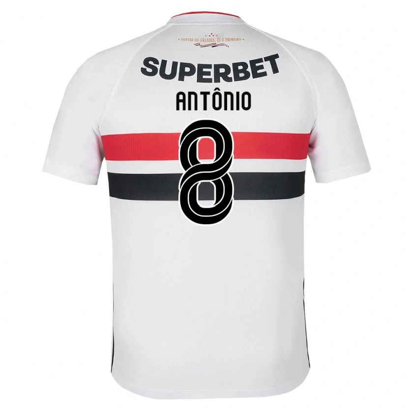 Danxen Mulher Camisola Marcos Antônio #8 Branco Vermelho Preto Principal 2026/27 Camisa Brasil