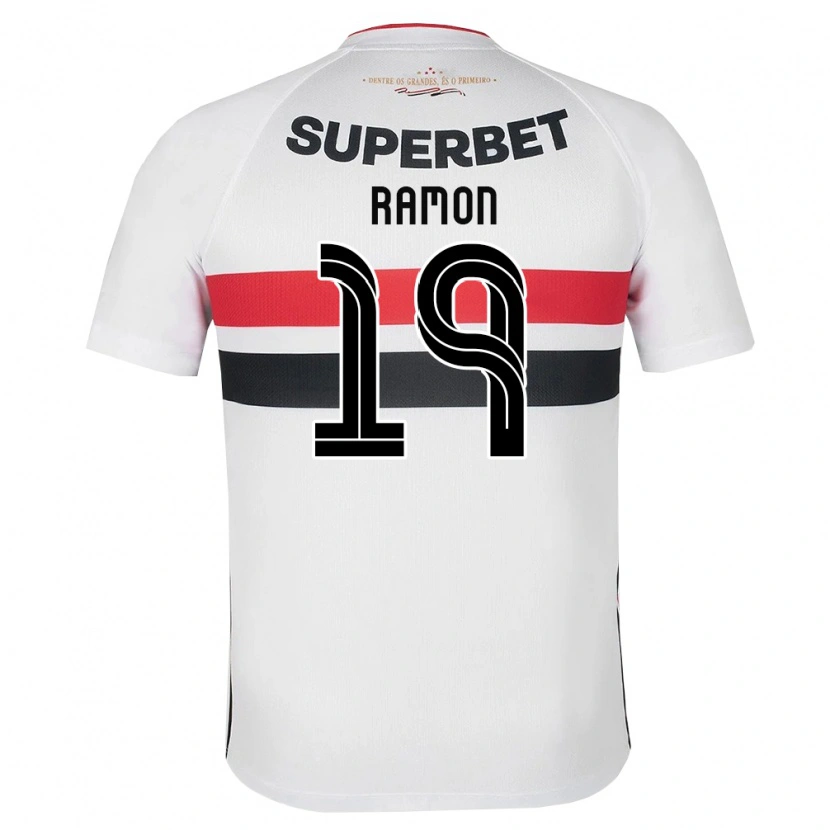Danxen Mulher Camisola Lucas Ramon #19 Branco Vermelho Preto Principal 2026/27 Camisa Brasil