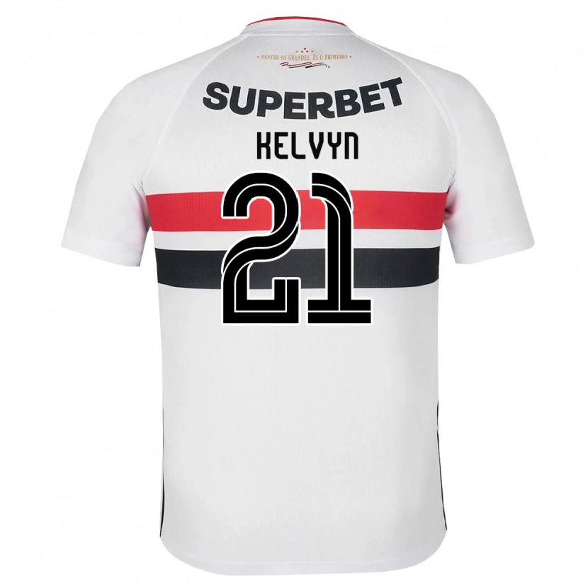 Danxen Mulher Camisola Kelvyn Da Costa Dos Reis #21 Branco Vermelho Preto Principal 2026/27 Camisa Brasil