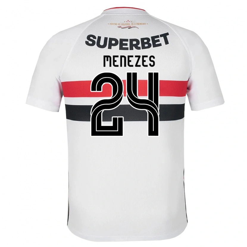 Danxen Mulher Camisola Matheus Menezes #24 Branco Vermelho Preto Principal 2026/27 Camisa Brasil