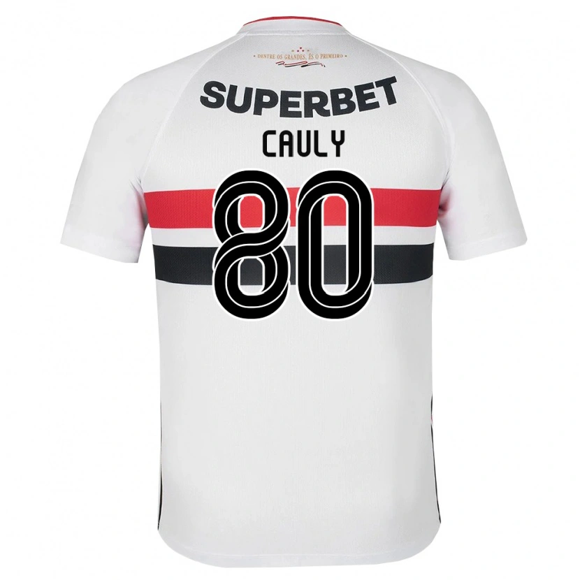 Danxen Mulher Camisola Cauly Oliveira Souza #80 Branco Vermelho Preto Principal 2026/27 Camisa Brasil