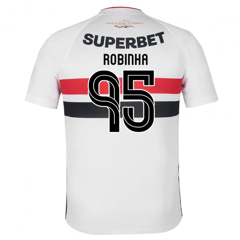 Danxen Mulher Camisola Robinha #95 Branco Vermelho Preto Principal 2026/27 Camisa Brasil