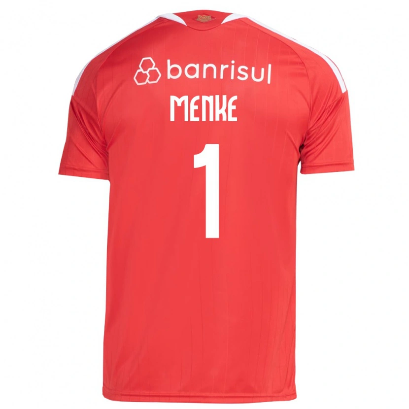 Danxen Mulher Camisola Henrique Menke #1 Vermelho Branco Principal 2026/27 Camisa Brasil