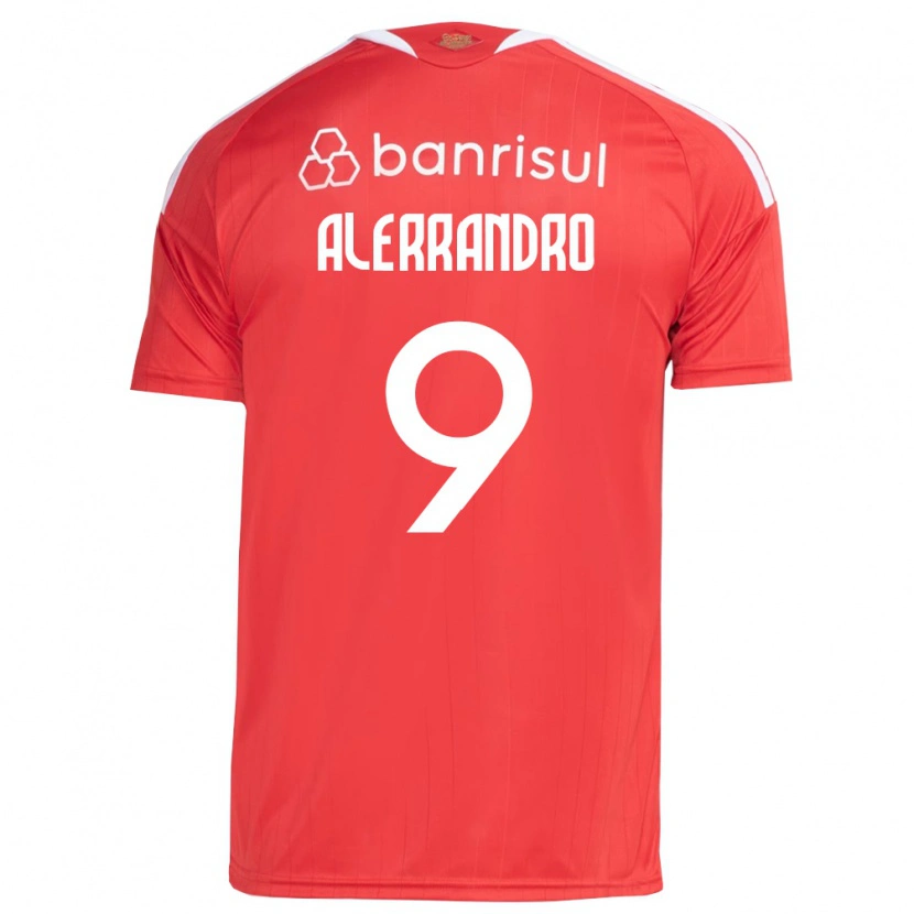 Danxen Mulher Camisola Alerrandro Barra Mansa Realino De Souza #9 Vermelho Branco Principal 2026/27 Camisa Brasil