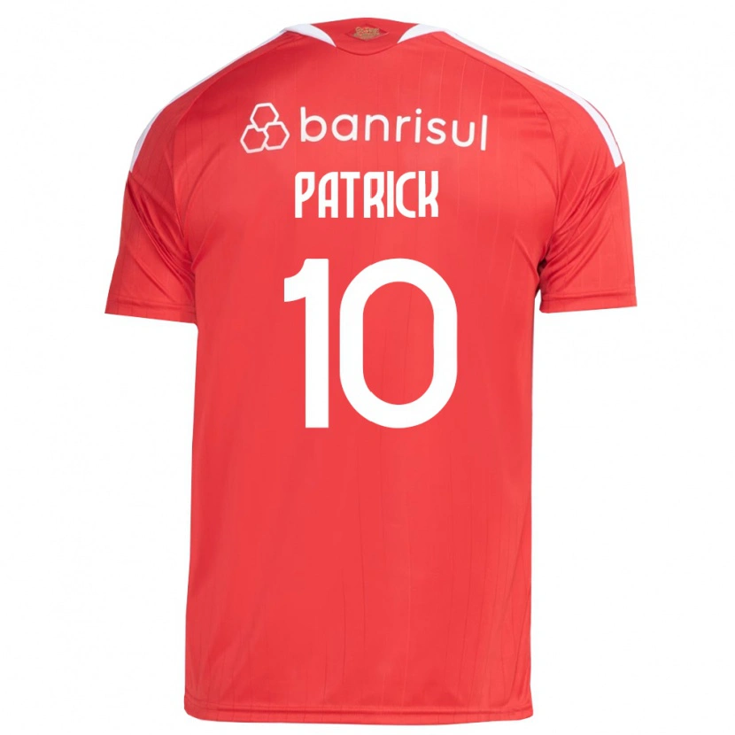 Danxen Mulher Camisola Alan Patrick #10 Vermelho Branco Principal 2026/27 Camisa Brasil