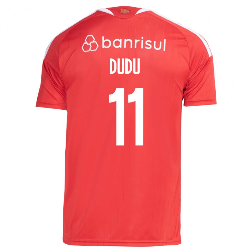 Danxen Mulher Camisola Dudu #11 Vermelho Branco Principal 2026/27 Camisa Brasil