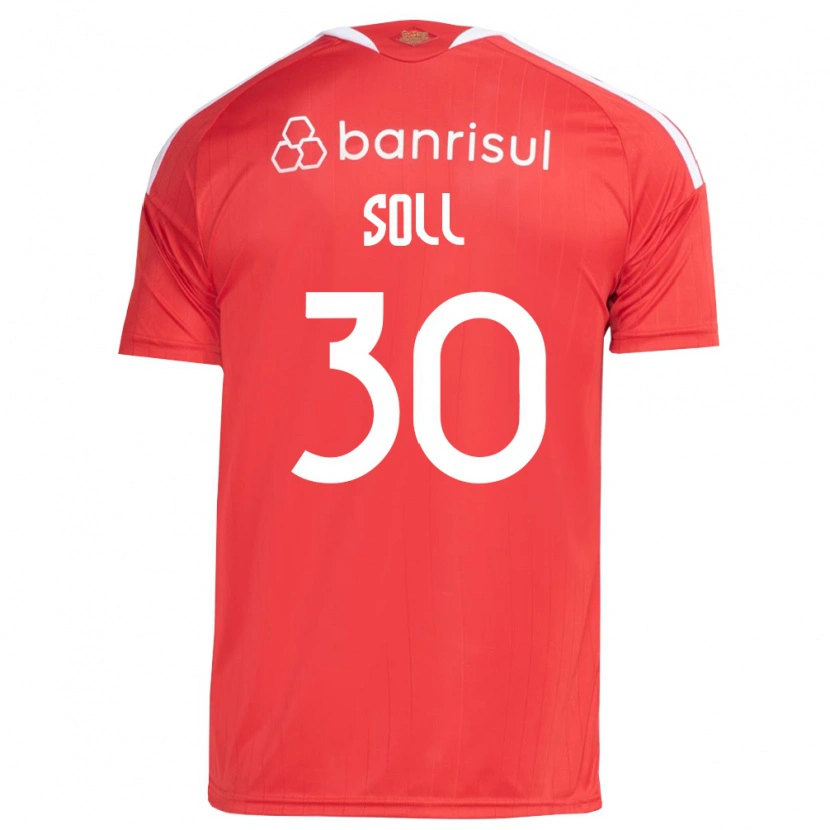 Danxen Mulher Camisola Soll #30 Vermelho Branco Principal 2026/27 Camisa Brasil
