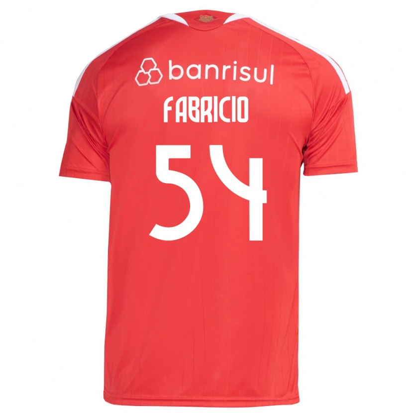 Danxen Mulher Camisola Fabricio Zechmeister Do Prado #54 Vermelho Branco Principal 2026/27 Camisa Brasil