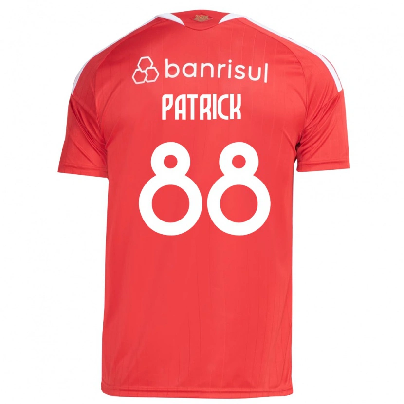 Danxen Mulher Camisola Patrick #88 Vermelho Branco Principal 2026/27 Camisa Brasil