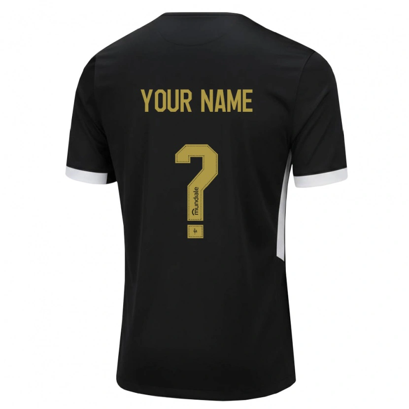 Danxen Mulher Camisola Seu Nome #0 Preto Branco Amarelo Principal 2026/27 Camisa Brasil