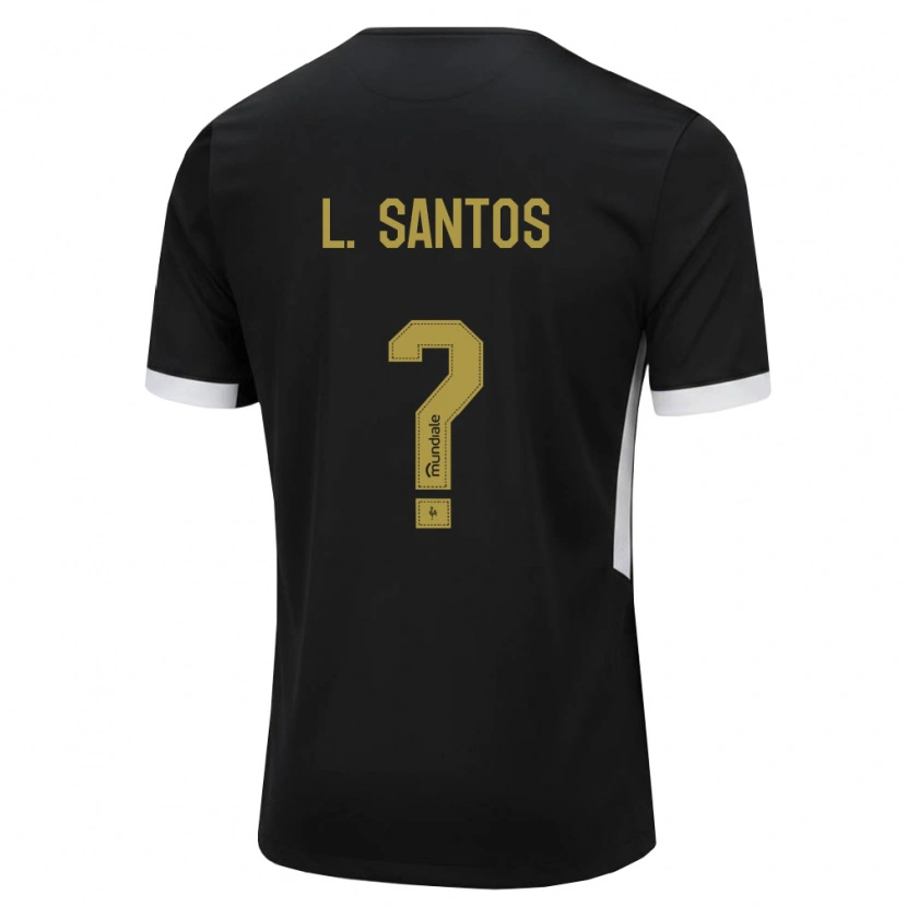Danxen Mulher Camisola Leo Santos #0 Preto Branco Amarelo Principal 2026/27 Camisa Brasil