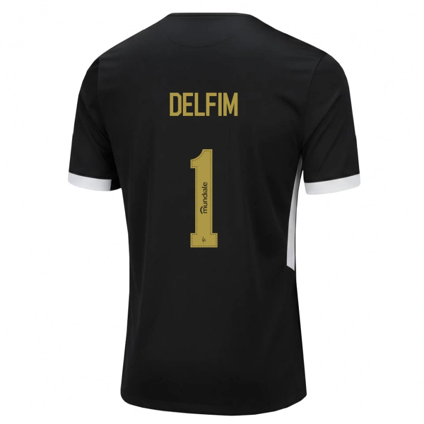 Danxen Mulher Camisola Gabriel Delfim #1 Preto Branco Amarelo Principal 2026/27 Camisa Brasil