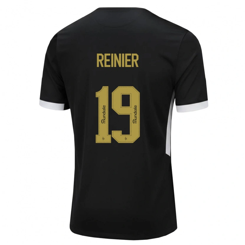 Danxen Mulher Camisola Reinier Jesus Carvalho #19 Preto Branco Amarelo Principal 2026/27 Camisa Brasil