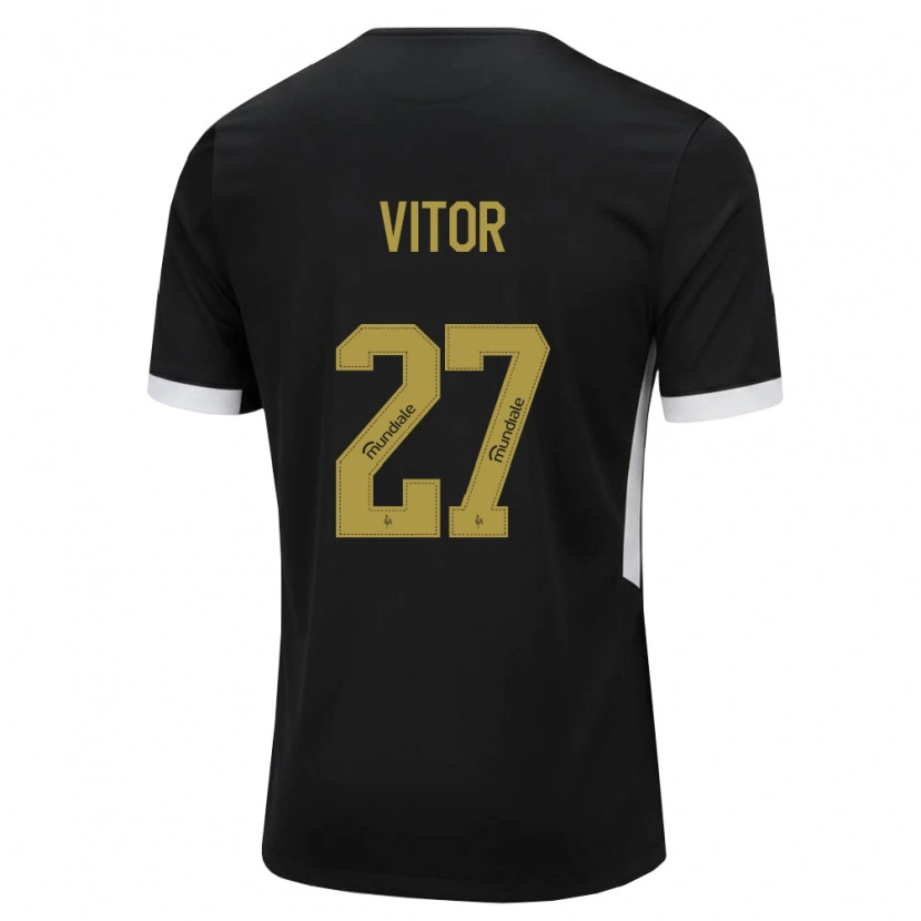Danxen Mulher Camisola Paulo Vitor #27 Preto Branco Amarelo Principal 2026/27 Camisa Brasil